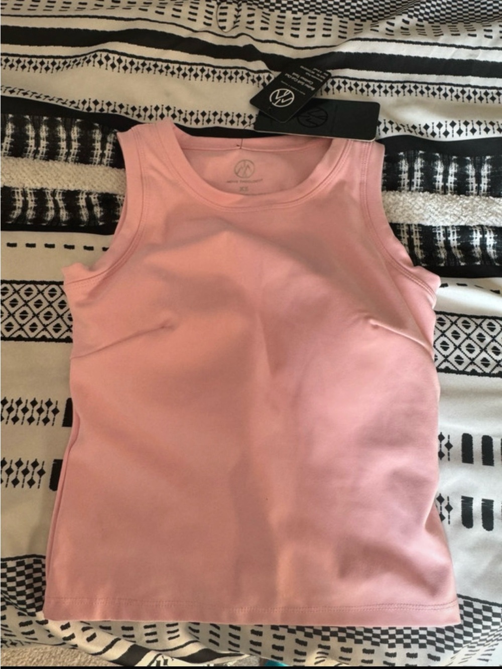 Classic Sleeveless Pink Tank Top